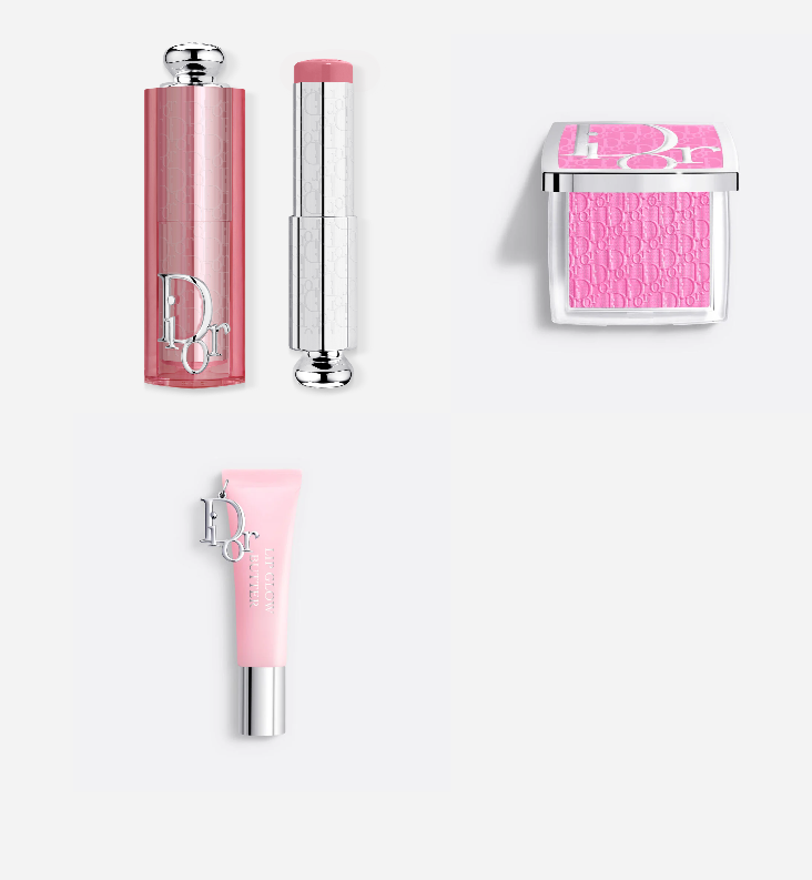 Trio maquillage éclat - Rosy Glow Stick, Rosy Glow blush et Lip Glow Butter